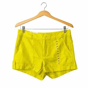 GAP Bright Yellow Women's Cargo Shorts NWT. Classic Bright Size 4 Preppy Classic